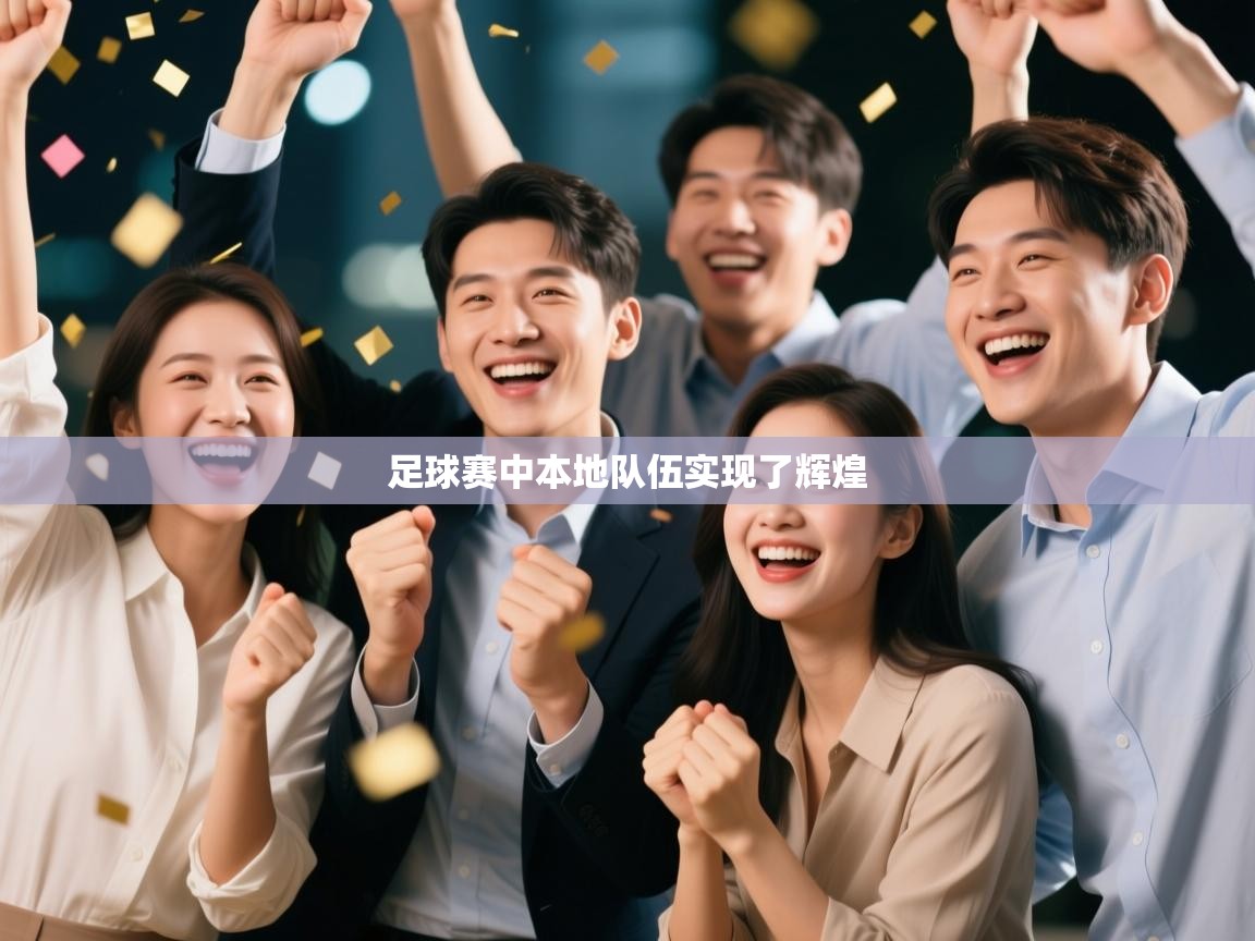 足球赛中本地队伍实现了辉煌